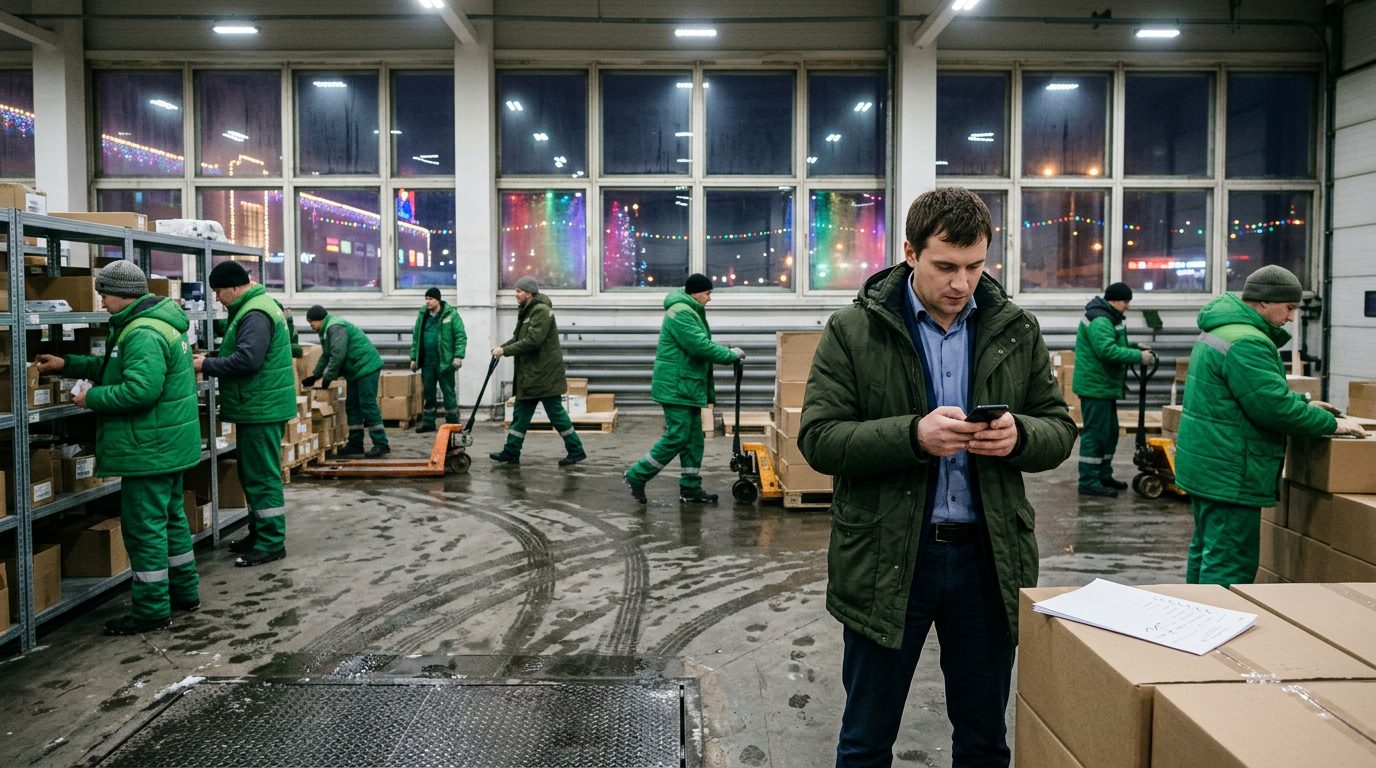 Бригада на складе