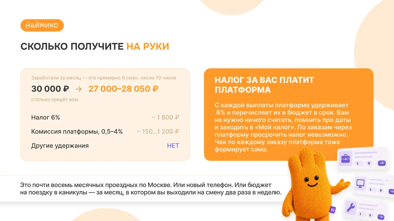 Первый опыт: сколько получите на руки